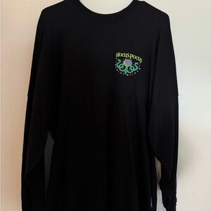 Disney Black Long Sleeve Shirt with Hocus Pocus Design